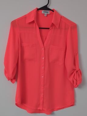 Express The Portofino Shirt Ladies Button-down Top